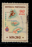 ! ! Macau - 1956 Maps 90 A - Af. 392 - Used - Oblitérés