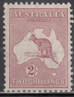 1935 AUSTRALIA  ""Roo""  2sh  MAROON  (SG#134) MH  VF - Neufs