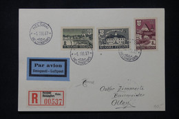 FINLANDE - Carte De Correspondance En Recommandé De Helsinki Pour La Suisse Par Avion En 1947 - L 105135 - Brieven En Documenten
