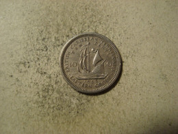 MONNAIE CARAIBES ORIENTALES 10 CENTS 1955 - East Caribbean Territories