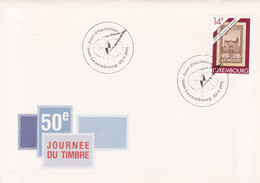 Enveloppe 1er Jour D'émission 50e Journée Du Timbre - Storia Postale