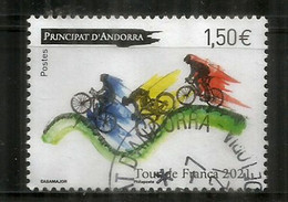 ANDORRA.Tour De France 2021, étape Ceret,Pas De La Casa, Port D'Envalira, Col De Beixalis,Andorra,oblitéré 1 ère Qualité - Used Stamps