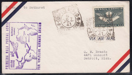 Brazil Airmail Cover 1941 With Special Postmarks - Brieven En Documenten