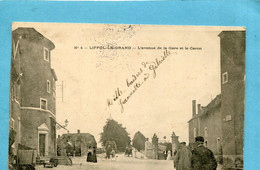LIFFOL Le GRAND -avenue De Laz Gare Et Le Caron  Animée- Beau Plan-a Voyagé En 1904 - Liffol Le Grand