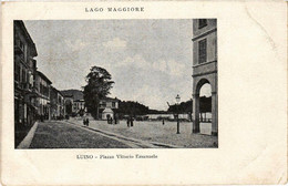 CPA AK LUINO Piazza Vittorio Emanuele ITALY (498581) - Luino