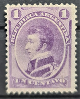 ARGENTINA 1873 - MLH - Sc# 22 - 1c - Gebraucht