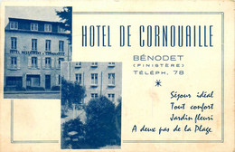 Bénodet * Cpa Pub Publicité Hôtel Restaurant De Cornouaille - Bénodet