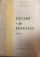 Cesare E Gli Elegiaci, Antologia Di Aa.vv., 1971, Nova Editrice Catania - Ragazzi
