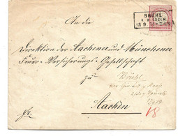 Brs363 / DT. REICH - UlIB, BRÚHL R.B.Köln Nach Aachen - Storia Postale