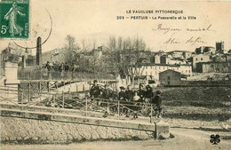 Pertuis * Vue Sur La Passerelle Et La Ville * Le Pont - Pertuis