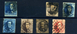 Bélgica Nº 2a, 6/7, 14c, 16c. Año 1849/63 - 1849-1865 Medallions (Other)
