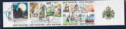 95722) SAN MARINO-LOTTO FRANCOBOLLI - Attrattive Turistiche Di San Marino - 26 Marzo 1992 Libretto-SERIE COMPLETE- USATE - Usados