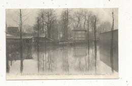 Cp , 93 , ILE SAINT DENIS , La Crue De La Seine ,1910,l'avenue De La République , Voyagée 1910 - Saint Denis