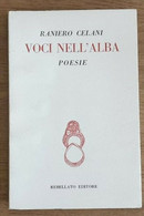 Voci Nell'alba - R. Celano - Rebellato - 1976 - AR - Lyrik