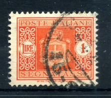 1945 LUOGOTENENZA N.81 USATO Senza Filigrana - Postage Due