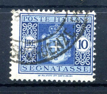 1945 LUOGOTENENZA TASSE N.95 USATO Filigrana Ruota - Postage Due