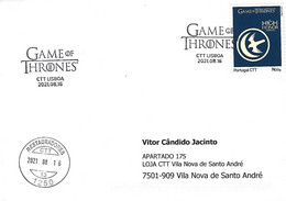 PORTUGAL - Auto-adhesive My Stamp (meuselo), N20g - GAME OF THRONES (Commemorative Postmark) - Briefe U. Dokumente