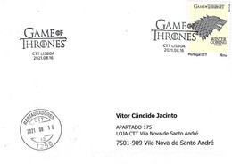 PORTUGAL - Auto-adhesive My Stamp (meuselo), N20g - GAME OF THRONES (Commemorative Postmark) - Briefe U. Dokumente