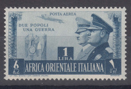 Italy Colonies East Africa 1941 Posta Aerea Sassone#A20 Mint Hinged - Africa Orientale Italiana