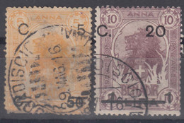 Italy Colonies Somalia 1916 Sassone#17-18 Used - Somalia