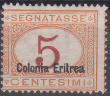 Italy Colonies Eritrea 1920 Porto, Segnatasse Sassone#14 Mint Hinged - Eritrea