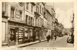 Coulommiers * Devantue De La Librairie DUBOIS Papeterie Journaux , Rue De Melun * Café Hôtel Restaurant Philips TSF - Coulommiers