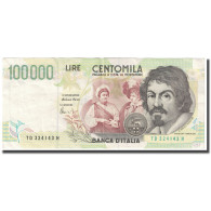 Billet, Italie, 100,000 Lire, 1994, 1994-05-06, KM:117b, TTB+ - 100000 Liras