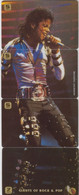 UK Remote Memory Phonecard - Michael Jackson Puzzle Set 4 Superb Mint Condition - Emissions Entreprises