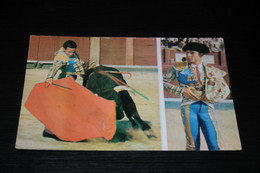 32417-                     ESPANA  SPAIN, CURRO GIRON, DERECHAZO - Toros