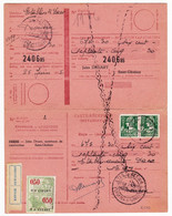 Carte Récépissé Saint Ghislain 1935 Belgique Jules Druart Matériaux De Construction - Lettres & Documents