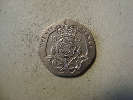 MONNAIE GRANDE BRETAGNE 20 PENCE 1987 - 20 Pence