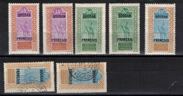 SOUDAN    Timbres De 1927 /1930   ( Ref 1367 B ) Ex Colonies Françaises En Lot - Sonstige & Ohne Zuordnung