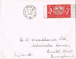 41482. Carta BAILE ATHA CLIATH (Dublin) Irlanda 1939. Slogan TELEPHONE - Brieven En Documenten