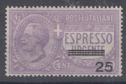 Italy Kingdom 1917 Espresso Sassone#3 Mint Hinged - Used