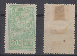 Brazil Brasil Telegrafo Telegraph 1899 200R * Mint - Télégraphes