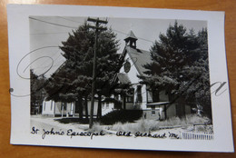 Old Orchard. York Country Portland South MAINE Saint John's Episcopal  Real Picture Post Card RPPC - Portland