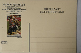 Dubbeltje Belge Briefkaart - Carte Postal Illustrator A. Ost 1915 // 19??Rare - Other & Unclassified