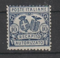 REGNO:  1928  RECAPITO  AUTORIZZATO  -  10 C. AZZURRO  S.G. -  D. 11  -  SASS. 1 - Assurés