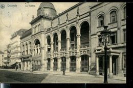 CP ( Ostende: Le Théâtre) Obl. OSTENDE ( KURSAAL) 13/08/1909 - Rural Post