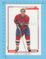 Hockey - Ryan Walter # 11 + Statistique, Commandité Par Kraft Et Le Journal De Montreal, C:1990 - 1980-1989