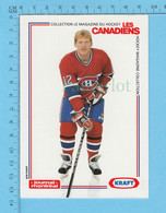 Hockey - Mike Keane # 12 + Statistique, Commandité Par Kraft Et Le Journal De Montreal, C:1990 - 1980-1989