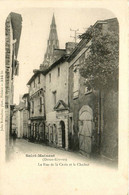 St Maixent * La Rue De La Croix Et Vue Sur Le Clocher - Saint Maixent L'Ecole