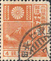 7174 Mi.Nr. 188 Japan (1929) Mt. Fuji And Deer - Orange Red Gestempelt - Used Stamps