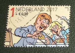 Nederland - NVPH - 3586a - 2017 - Gebruikt - Cancelled - Kinderzegels - Jan Kruis - Jan Jans Kinderen - Man En Kind - Used Stamps