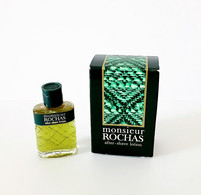 Miniatures De Parfum    MONSIEUR ROCHAS  AFTER SHAVE LOTION   60°  + Boite - Miniatures Men's Fragrances (in Box)