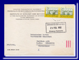 1992 Hungary Hongrie Ungarn Cover Vacratot Posted To Germany Brief Lettre - Postmark Collection