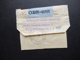 Italien 1965 Telegramm Estero Rimini Pensione Beora Stempel Rimini Telegrafo Nach Tübingen - 1961-70: Marcophilie