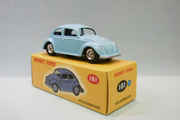 Dinky Toys / Atlas - VOLKSWAGEN VW COX Beetle Coccinelle Bleu Ciel Réf. 181 Neuf NBO 1/43 - Dinky