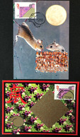 MACAU 1996 ZODIAC YEAR OF THE RAT MAX CARDS X 2 - Maximum Cards