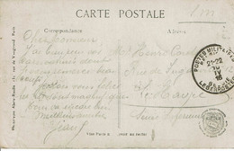 1916 - CP En Franchise Militaire De LAMPERNISSE (Belgique) Pour La France - Cachet "POSTES MILITAIRES BELGIQUE" - Army: Belgium